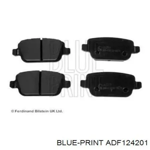 Задние тормозные колодки ADF124201 Blue Print