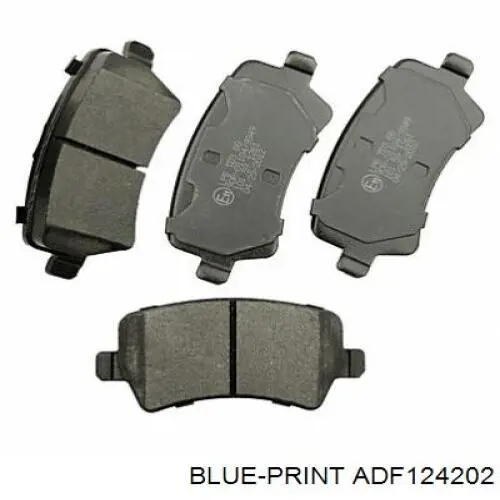Задние дисковые колодки Blue Print ADF124202