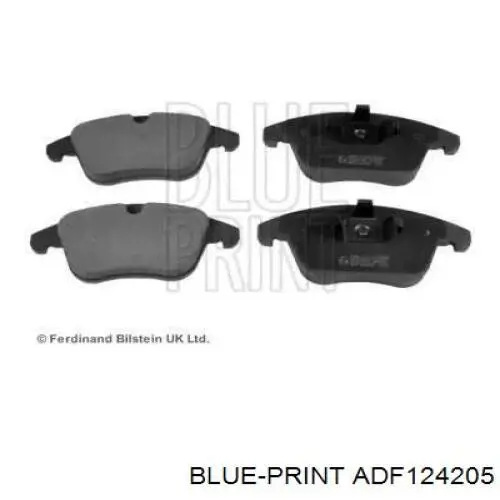 Купить ADF124205 Blue Print Колодки тормозные
