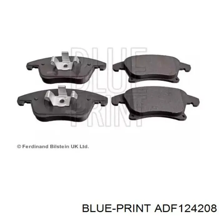 Передние тормозные колодки ADF124208 Blue Print