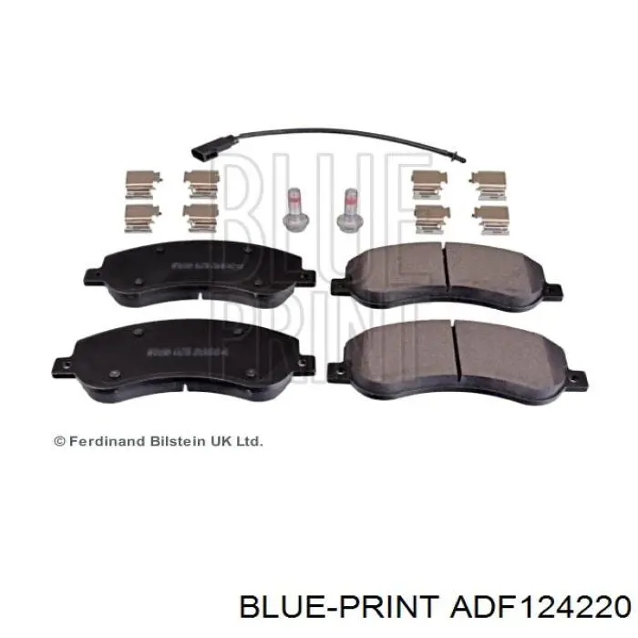 Передние тормозные колодки ADF124220 Blue Print