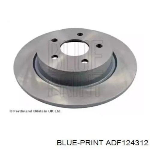 Disco de freno trasero ADF124312 Blue Print