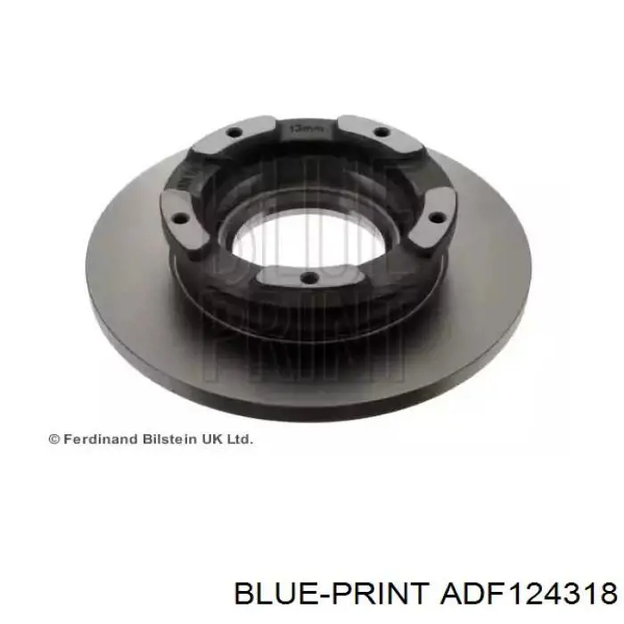 Тормозные диски ADF124318 Blue Print