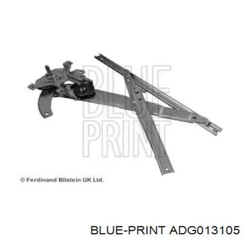 96314609 Peugeot/Citroen mecanismo de acionamento de vidro da porta dianteira esquerda