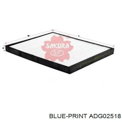 Фильтр салона ADG02518 Blue Print
