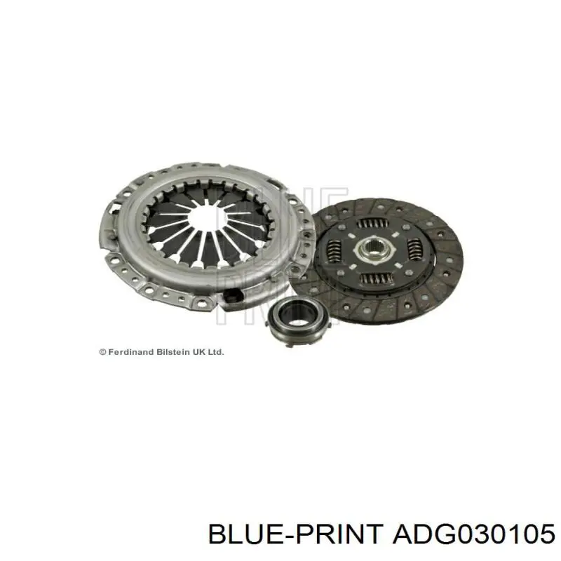 Купить ADG030105 Blue Print Комплект сцепления (диск, корзина, подшипник)
