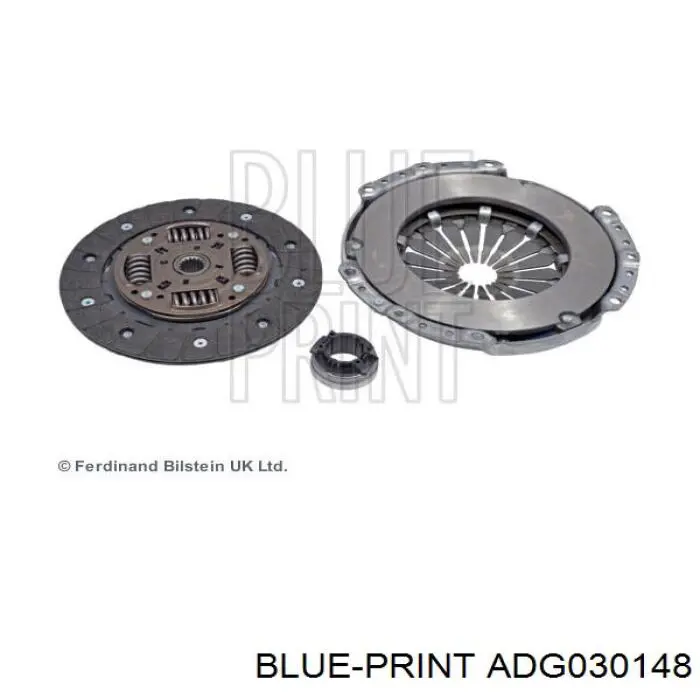 Комплект сцепления (3 части) Blue Print ADG030148 цена, от 103.63 USD