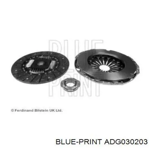 Купить ADG030203 Blue Print Комплект сцепления (диск, корзина, подшипник)