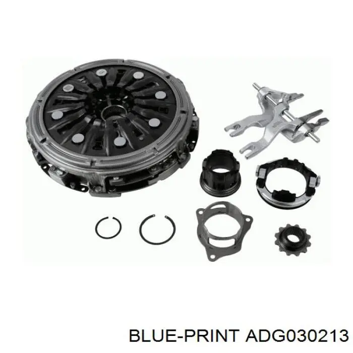 Купить ADG030213 Blue Print Комплект сцепления (диск, корзина, подшипник)