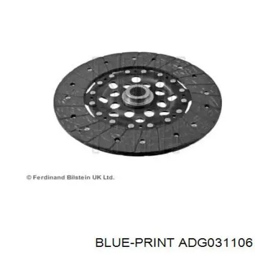 Диск сцепления  BLUE PRINT ADG031106