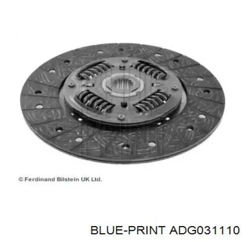 Диск сцепления ADG031110 Blue Print