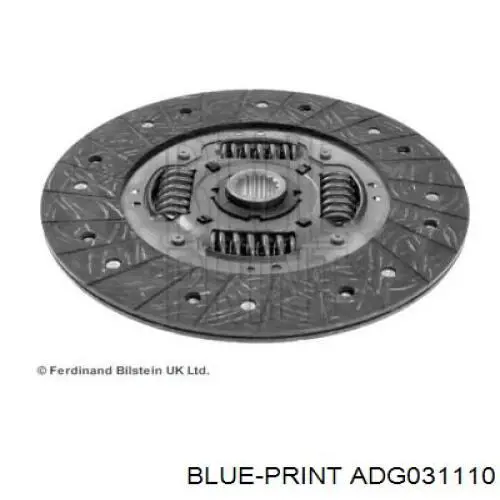 Disco de embrague ADG031110 Blue Print