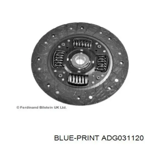 Disco de embrague ADG031120 Blue Print