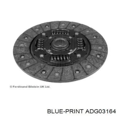 Диск сцепления ADG03164 Blue Print