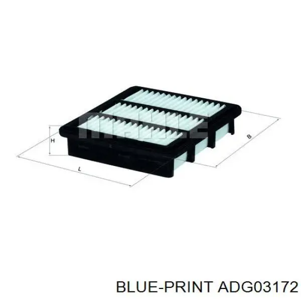 Диск сцепления ADG03172 Blue Print