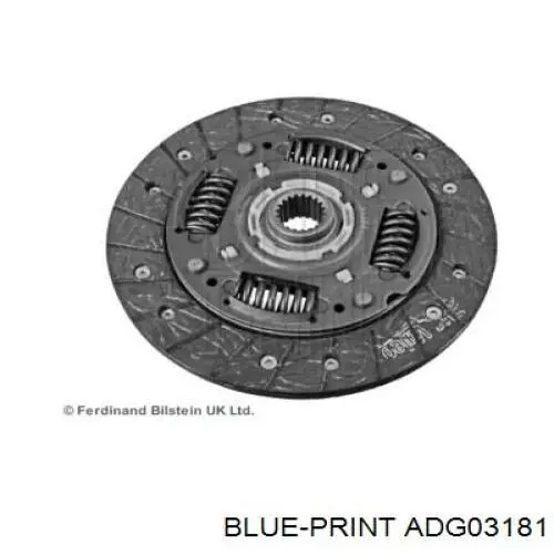 Диск сцепления ADG03181 Blue Print