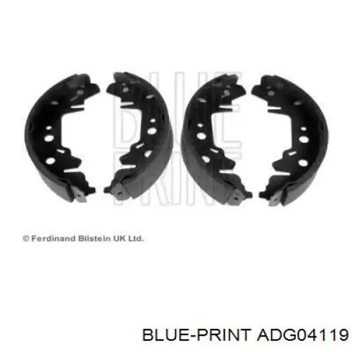 Задние барабанные колодки ADG04119 Blue Print