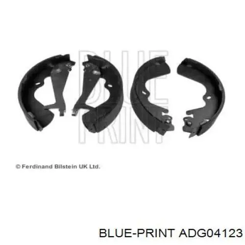 Задние барабанные колодки ADG04123 Blue Print