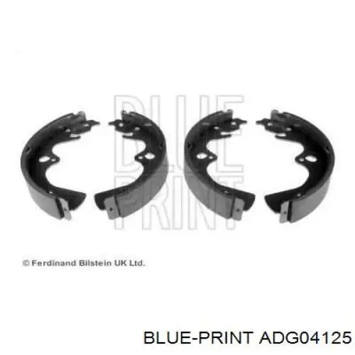 Задние барабанные колодки ADG04125 Blue Print