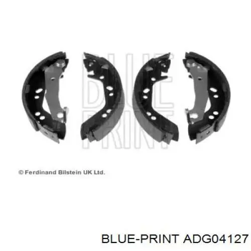 Задние барабанные колодки ADG04127 Blue Print