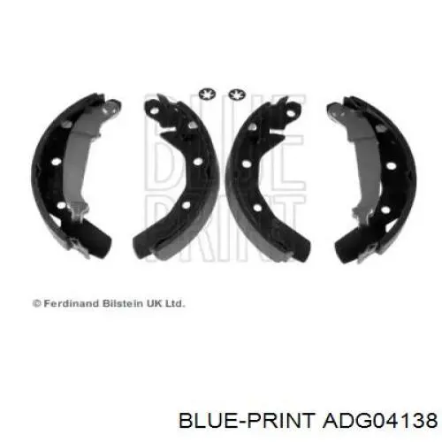 Задние барабанные колодки ADG04138 Blue Print