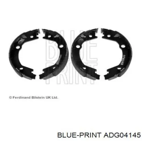 Задние барабанные колодки ADG04145 Blue Print