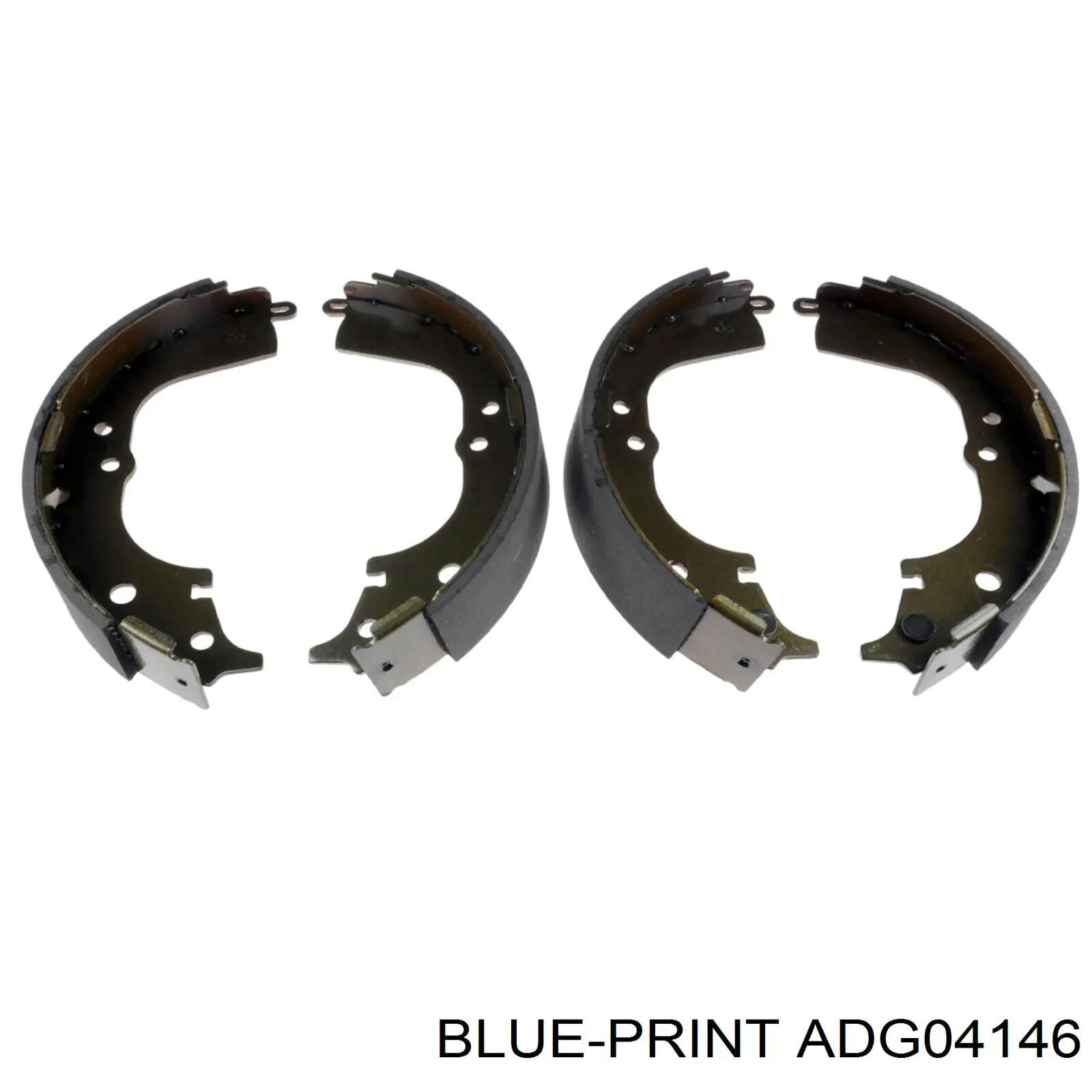 Купить ADG04146 Blue Print Задние барабанные тормозные колодки