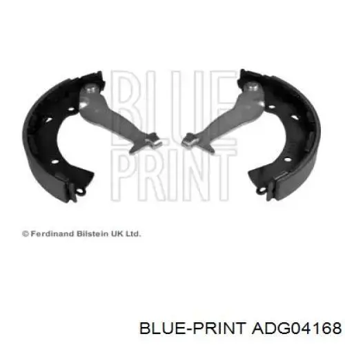 Задние барабанные колодки ADG04168 Blue Print