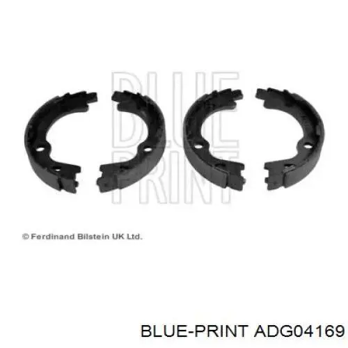 Колодки ручника Q0920350 Q-fix