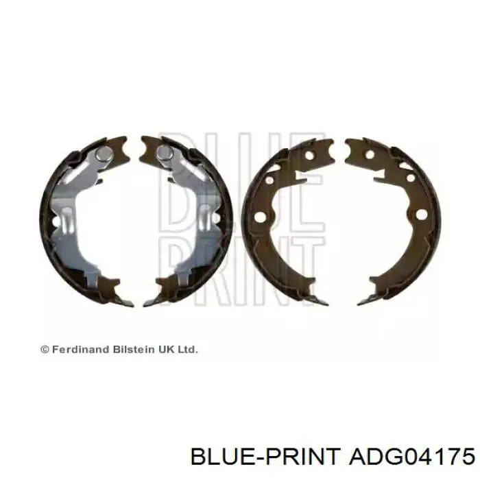 Колодки ручника (стояночного тормоза) Blue Print ADG04175