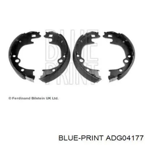 Задние барабанные колодки ADG04177 Blue Print