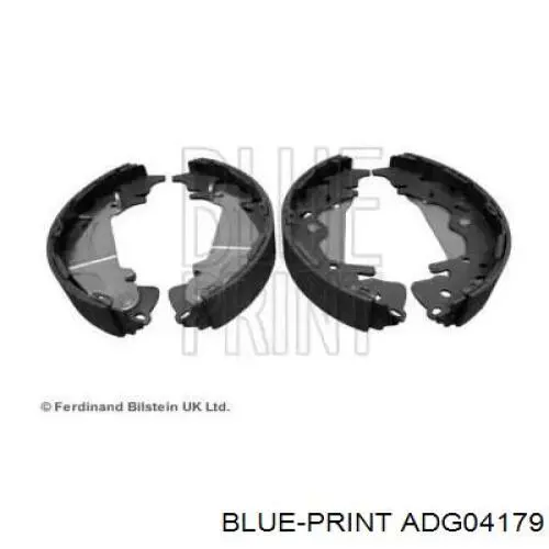 Задние барабанные колодки ADG04179 Blue Print