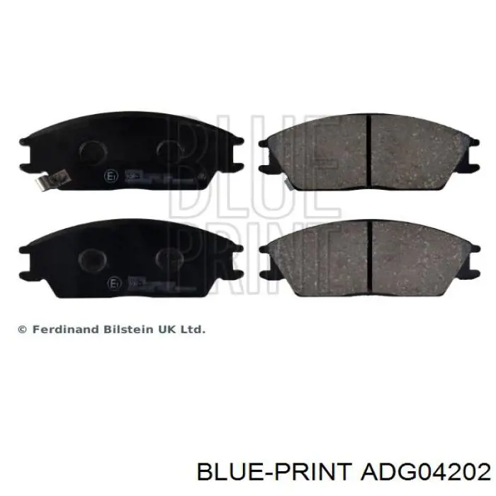 Колодки Blue Print ADG04202 цена, от 15.95 USD
