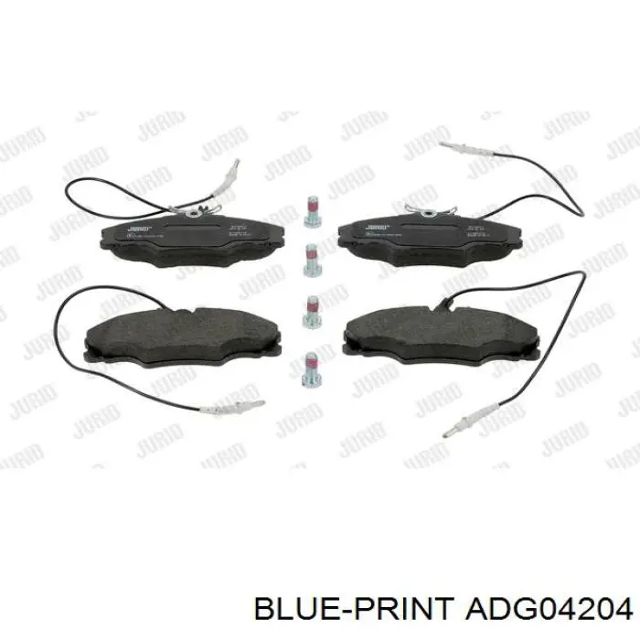 Купить ADG04204 Blue Print Колодки тормозные