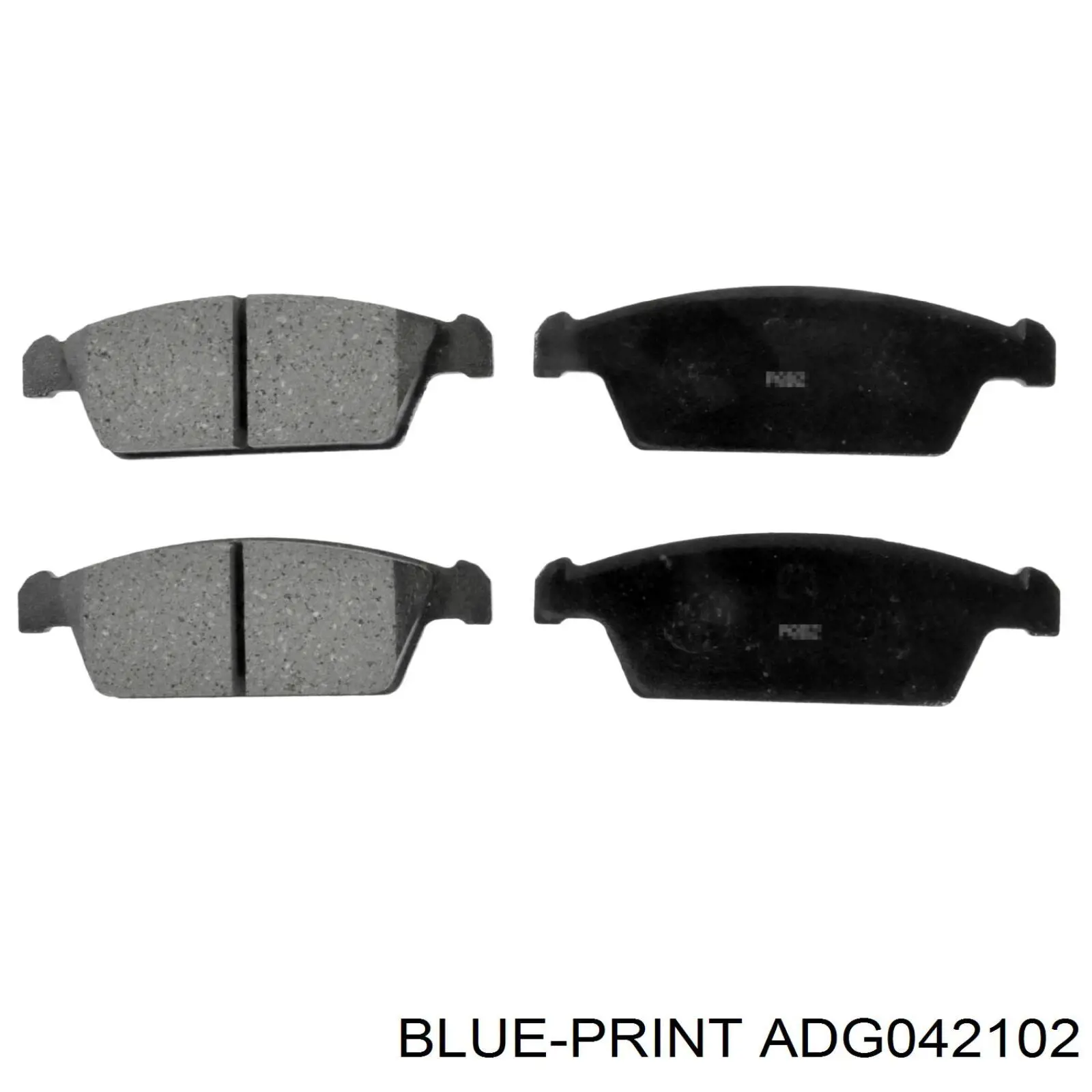 Передние тормозные колодки ADG042102 Blue Print