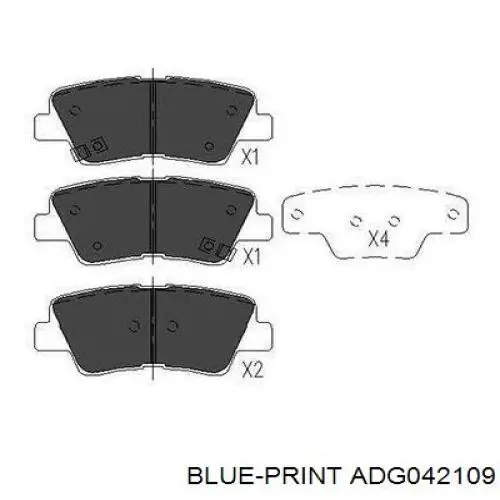 Задние тормозные колодки LP3874 Delphi