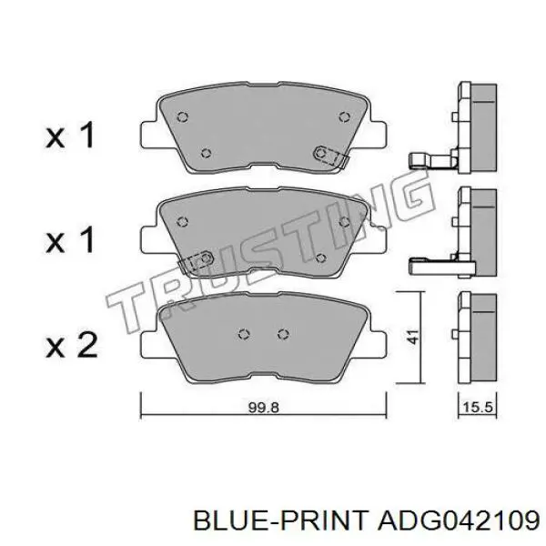 Купить LP3874 Delphi Колодки тормозные задние, дисковые