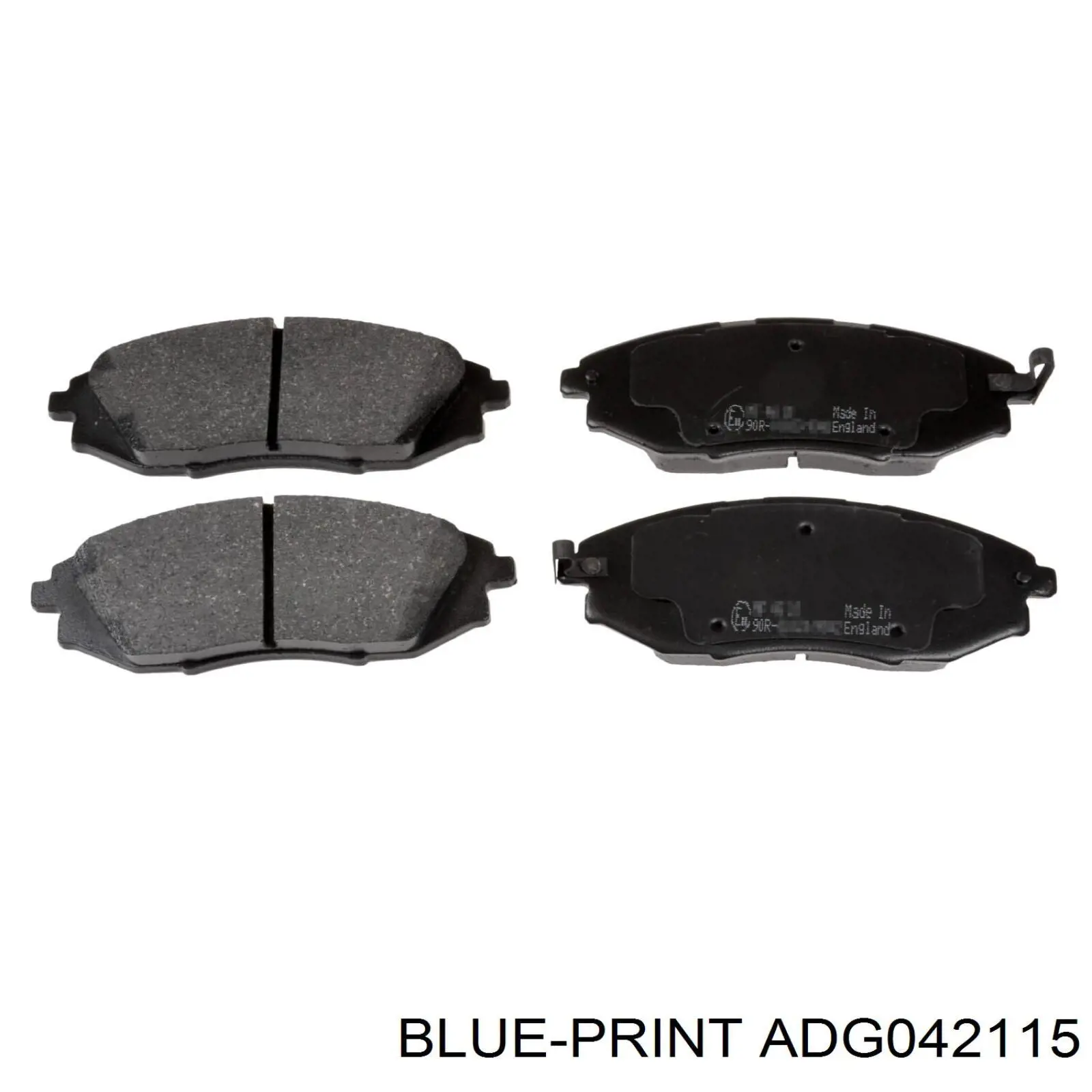 Pastillas de freno delanteras ADG042115 Blue Print