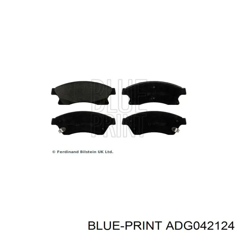 Колодки Blue Print ADG042124 цена, от 22.36 USD