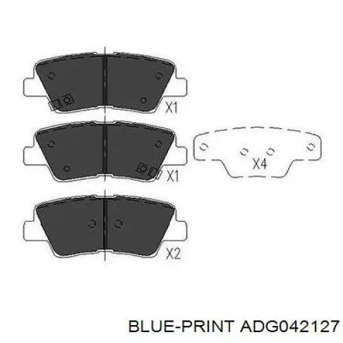 Купить 35217 ABS Колодки тормозные задние, дисковые
