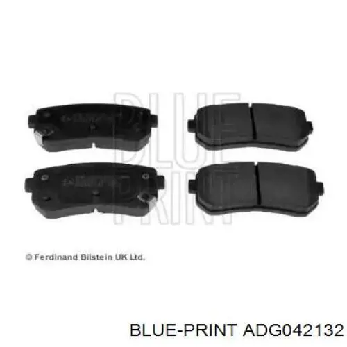 ADG042132 Blue Print колодки тормозные задние дисковые