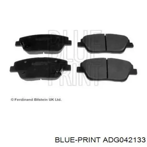 Pastillas de freno delanteras ADG042133 Blue Print