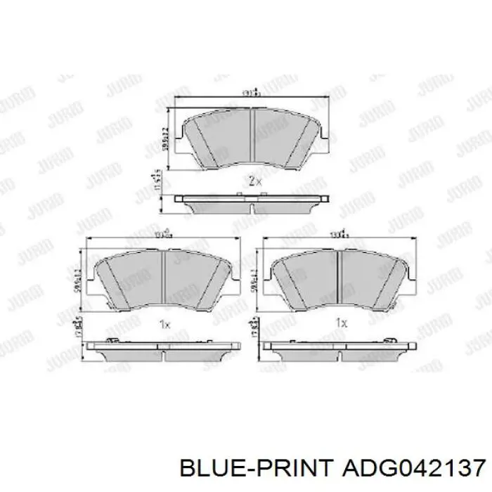 S581013XA20 Hyundai/Kia Колодки передние