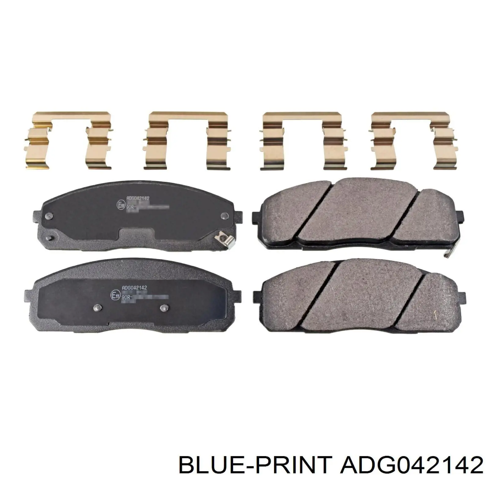 Pastillas de freno delanteras ADG042142 Blue Print