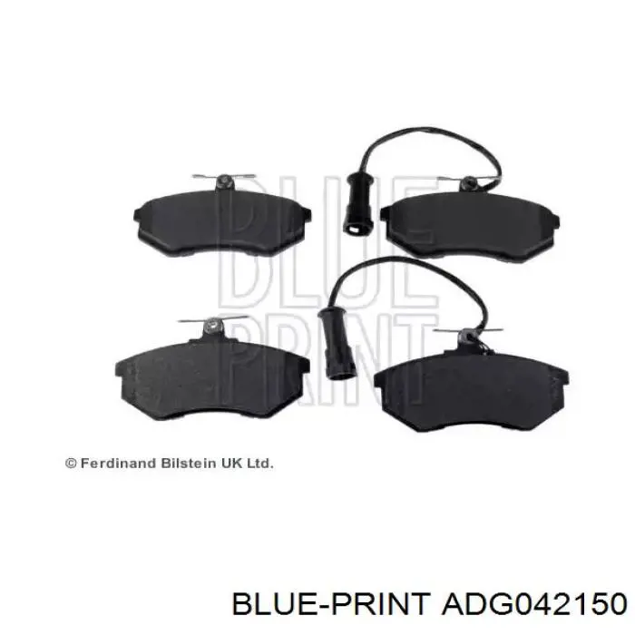 Передние тормозные колодки ADG042150 Blue Print