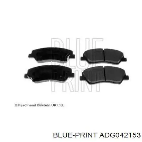 Передние тормозные колодки ADG042153 Blue Print