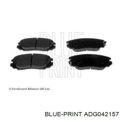 Передние тормозные колодки ADG042157 Blue Print