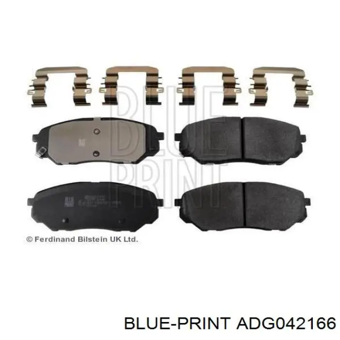 Передние тормозные колодки 116358 Febi