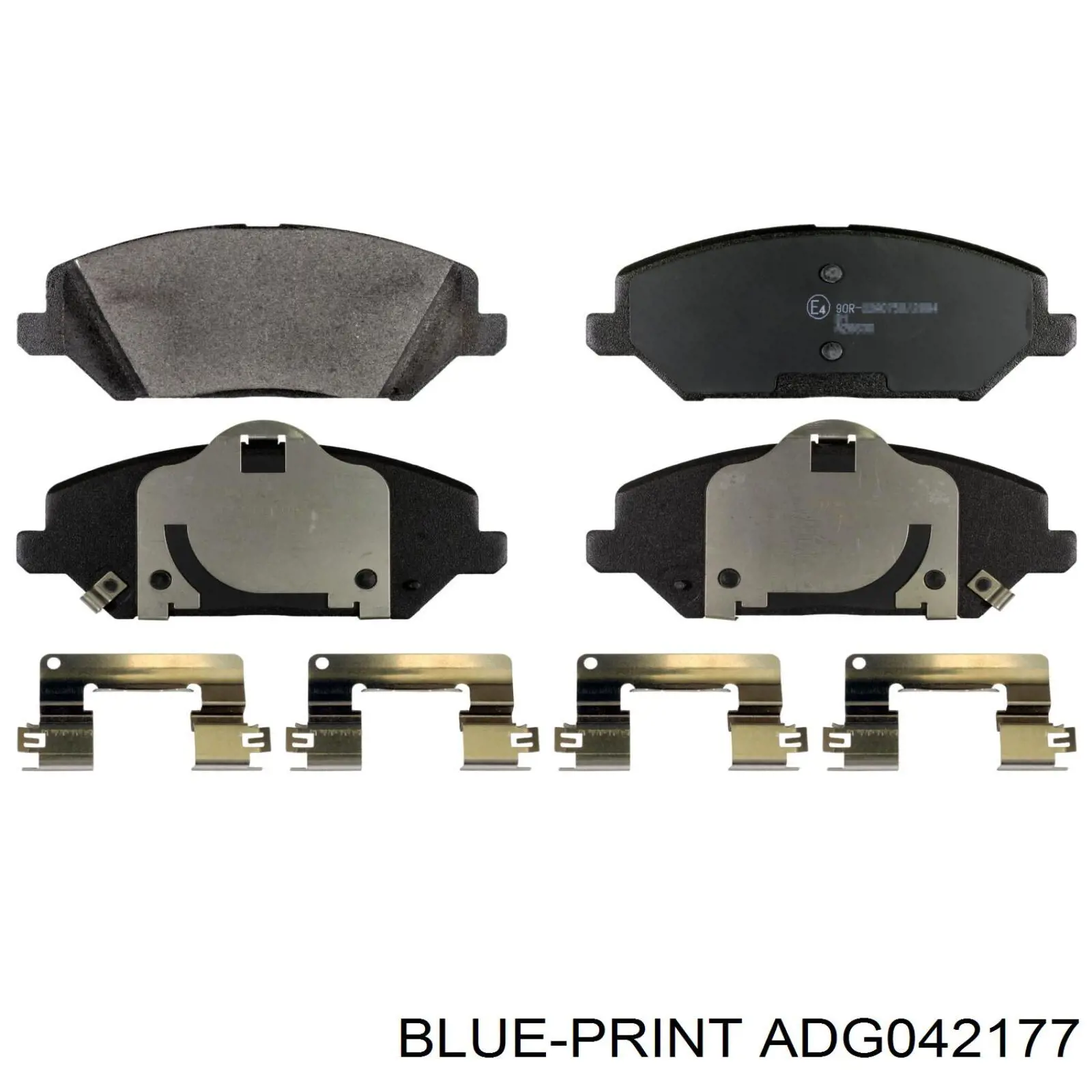 Pastillas de freno delanteras ADG042177 Blue Print