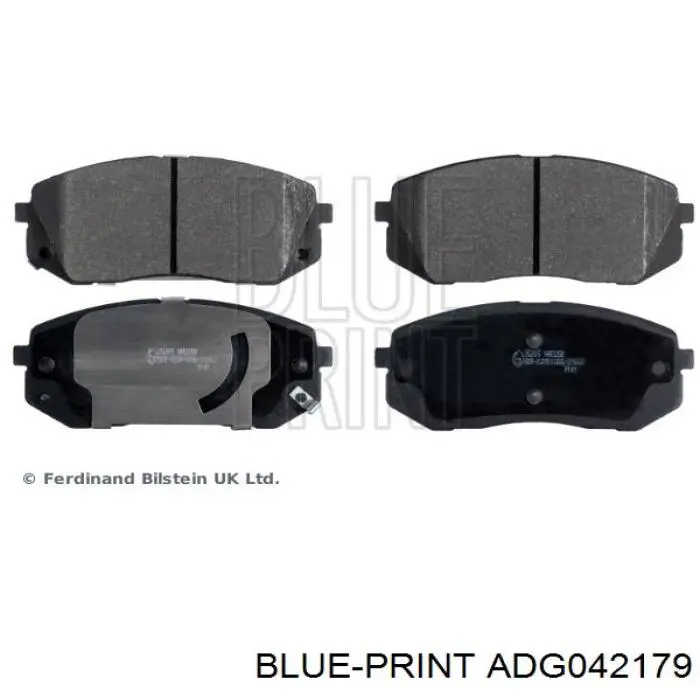 ADG042179 Blue Print Колодки передние